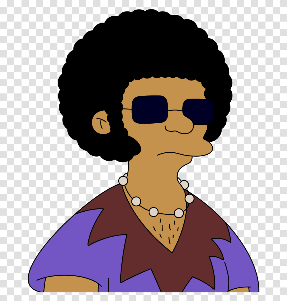 Afro Guy From Simpsons, Accessories, Accessory, Sunglasses, Jewelry Transparent Png