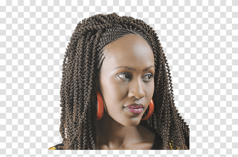 Afro Kinky Zanzi Braids, Face, Person, Human, Head Transparent Png
