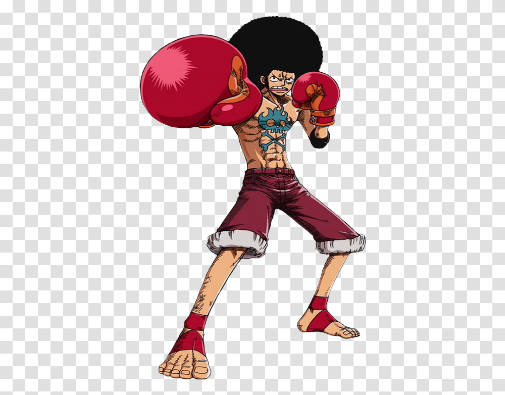 Afro Luffy One Piece Boxer Luffy, Comics, Book, Person, Human Transparent Png