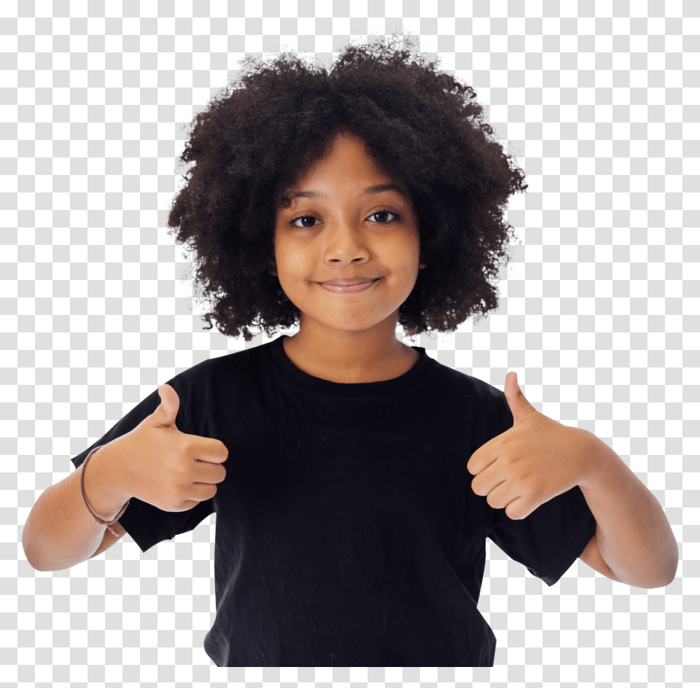 Afro, Thumbs Up, Person, Finger, Human Transparent Png