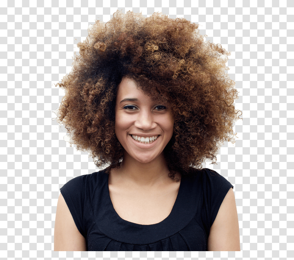 With afro png girl Big Image