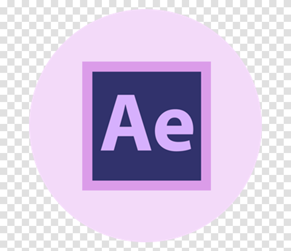 After Effects Cc Logo Picture 596302 Circle, Text, Number, Symbol, Purple Transparent Png