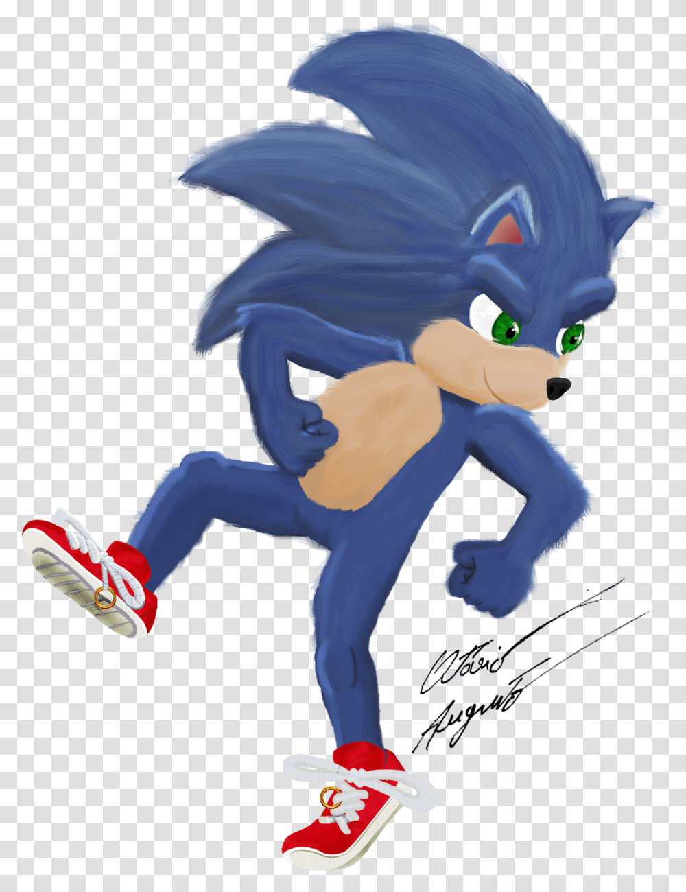 After Spending A Whole Night Analyzing The Poster For Sonic Movie See Through, Footwear Transparent Png