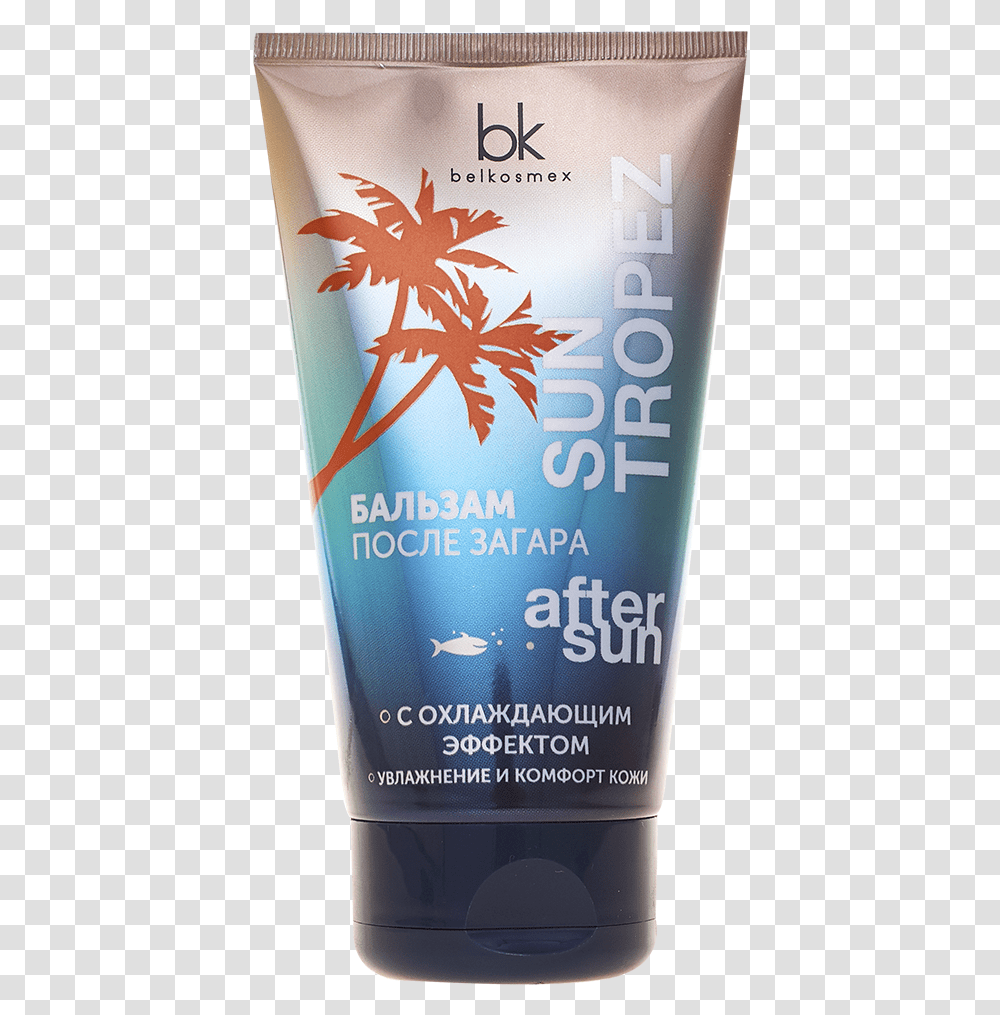 After Sun Balm With Cooling Effect Skin Comfort And Sunscreen, Bottle, Cosmetics, Beer, Alcohol Transparent Png