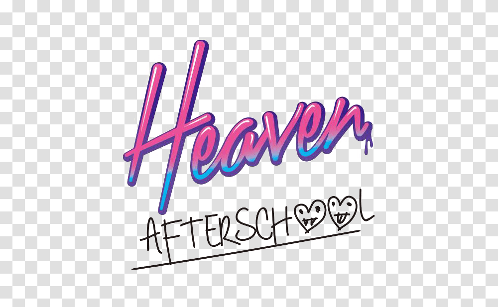 Afterschool Heaven Logo Render, Word, Label, Handwriting Transparent Png