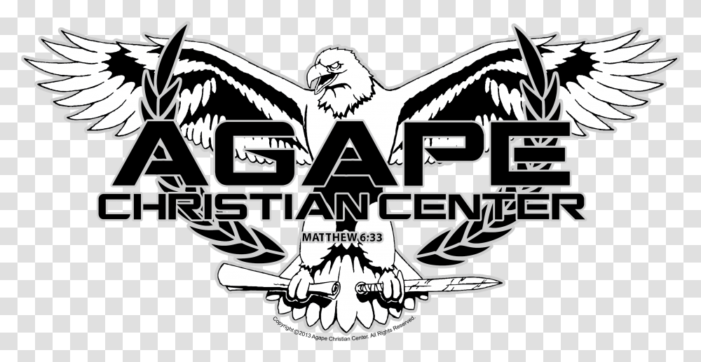 Agape Christian Center Bald Eagle, Logo, Trademark, Emblem Transparent Png