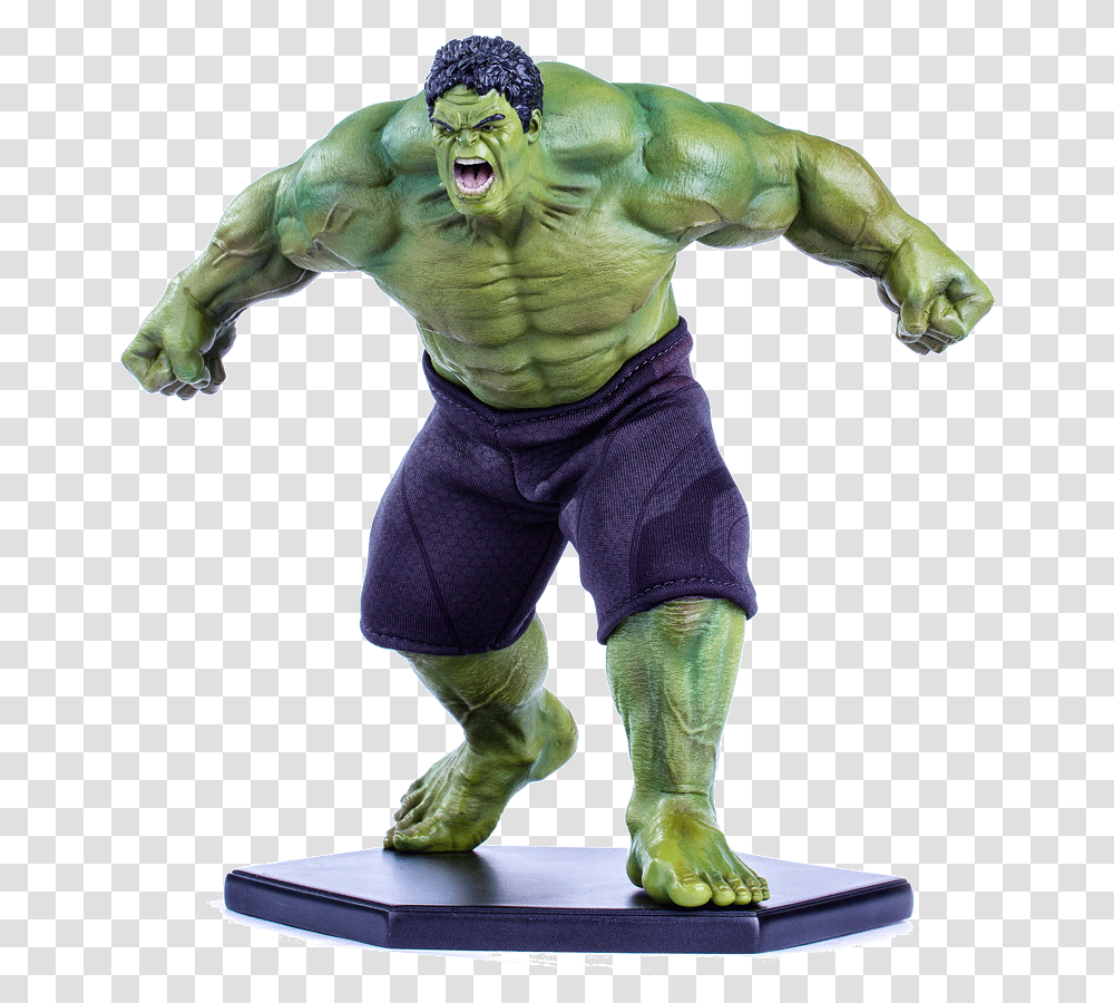 Age Of Ultron Iron Studio Hulk, Figurine, Person, Human, Mascot Transparent Png
