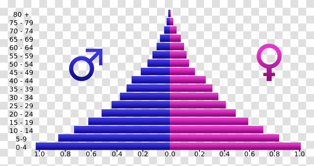 Age Pyramid Of India, Staircase, Triangle, Pattern Transparent Png