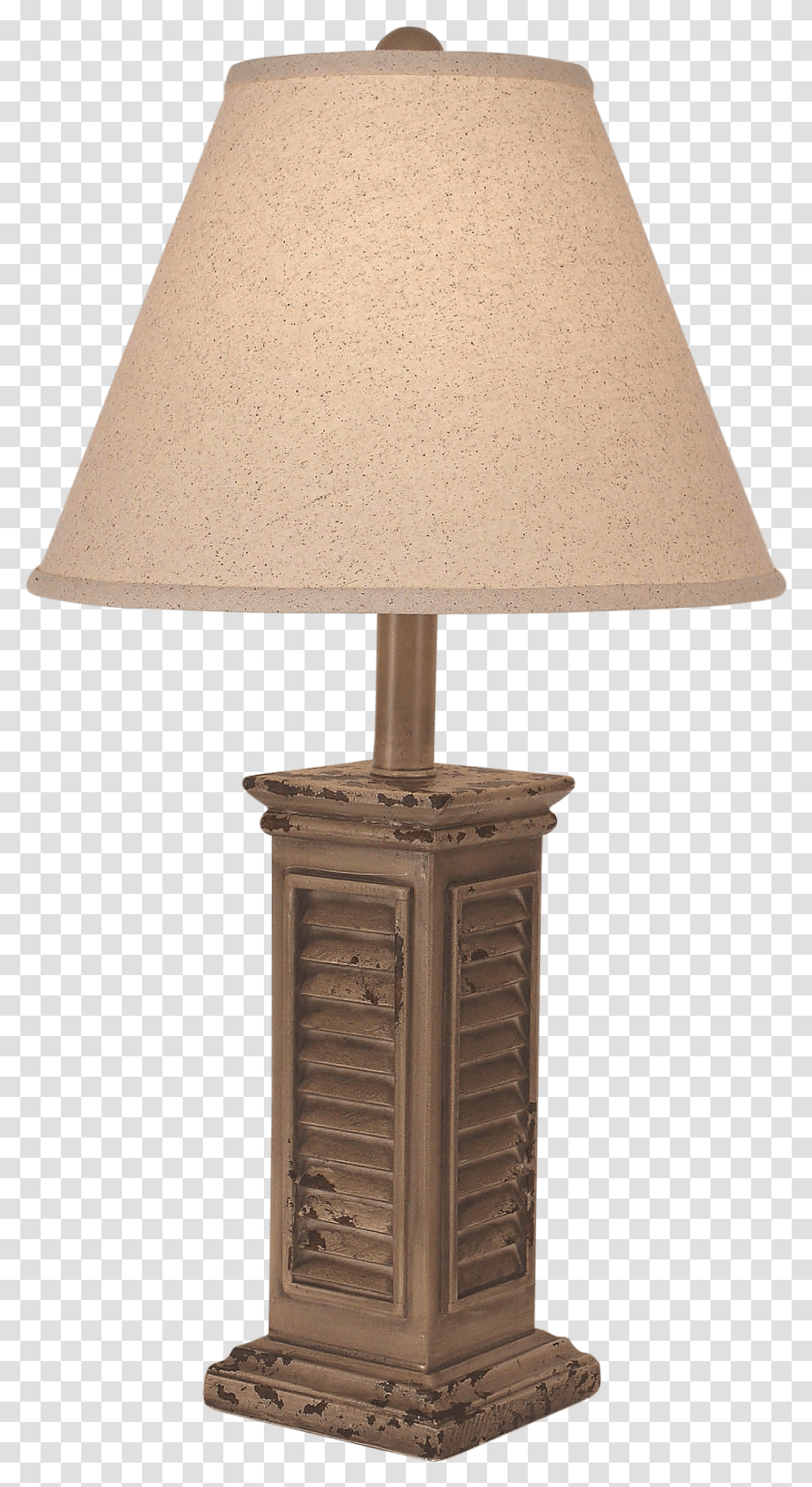 Aged Cottage Shutter Table Lamp Lampshade Transparent Png