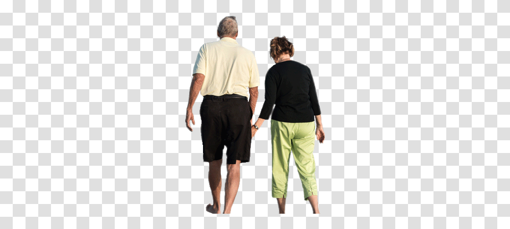 Aged People Walking, Person, Hand, Holding Hands Transparent Png