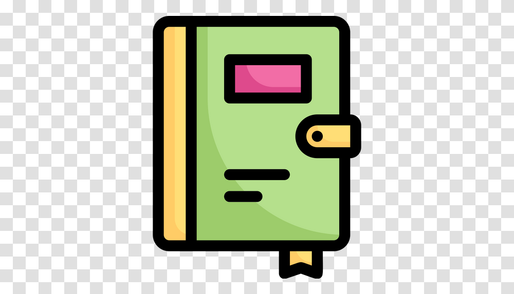 Agenda Icon Of Colored Outline Style Agenda, Text, Label, Electronics Transparent Png
