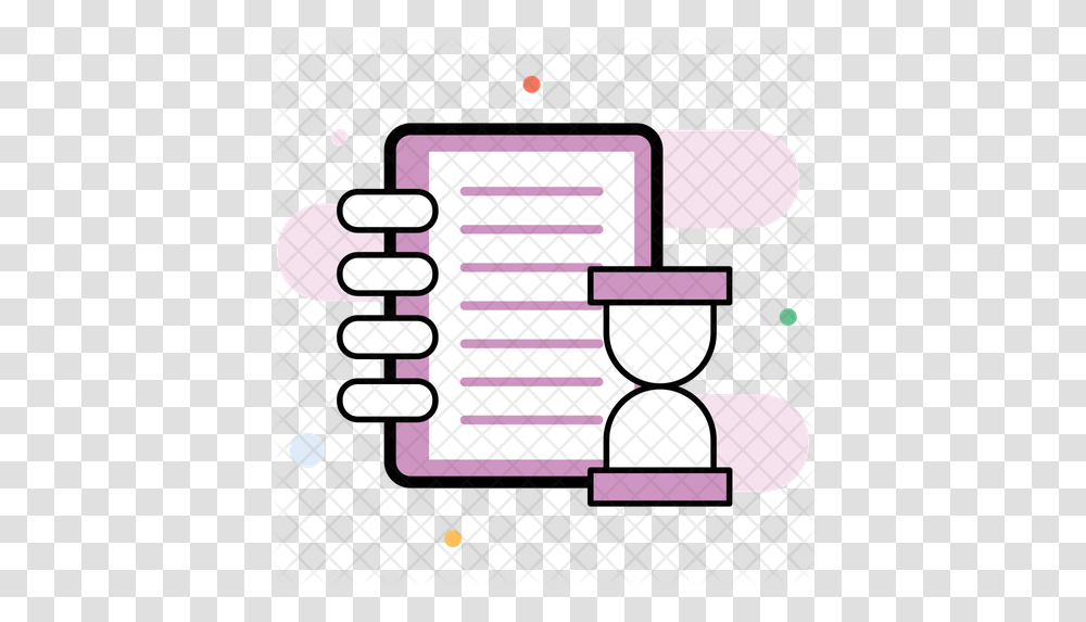 Agenda Icon Of Colored Outline Style Horizontal, Medication, Pill Transparent Png