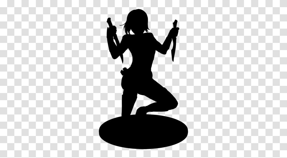 Agent 47 Girl Images Star Wars Oc Fan Art, Person, Silhouette, Stencil, People Transparent Png
