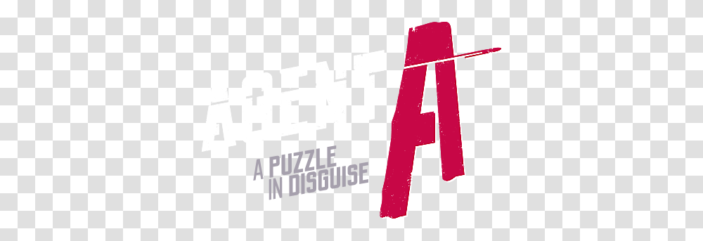 Agent A Puzzle In Disguise Game Ps4 Playstation Agent A A Puzzle In Disguise Logo, Word, Text, Alphabet, Label Transparent Png