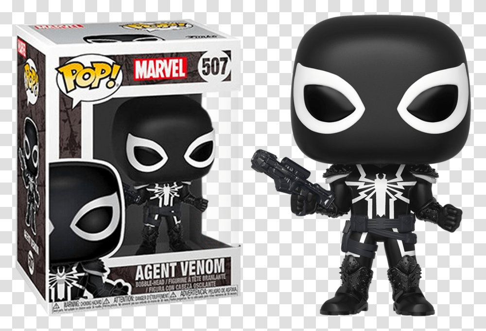 Agent Venom Pop Vinyl Figure Funko Pop Marvel Agent Venom, Toy Transparent Png