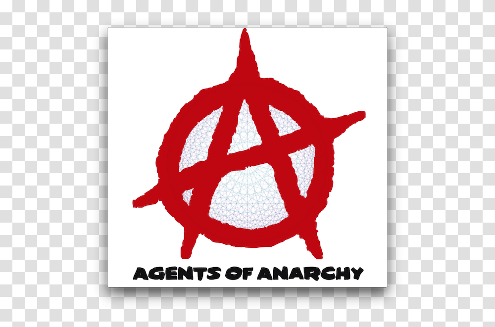 Agents Of Anarchy Symbol Tattoo Red Anarchy Symbol, Logo, Trademark, Star Symbol Transparent Png