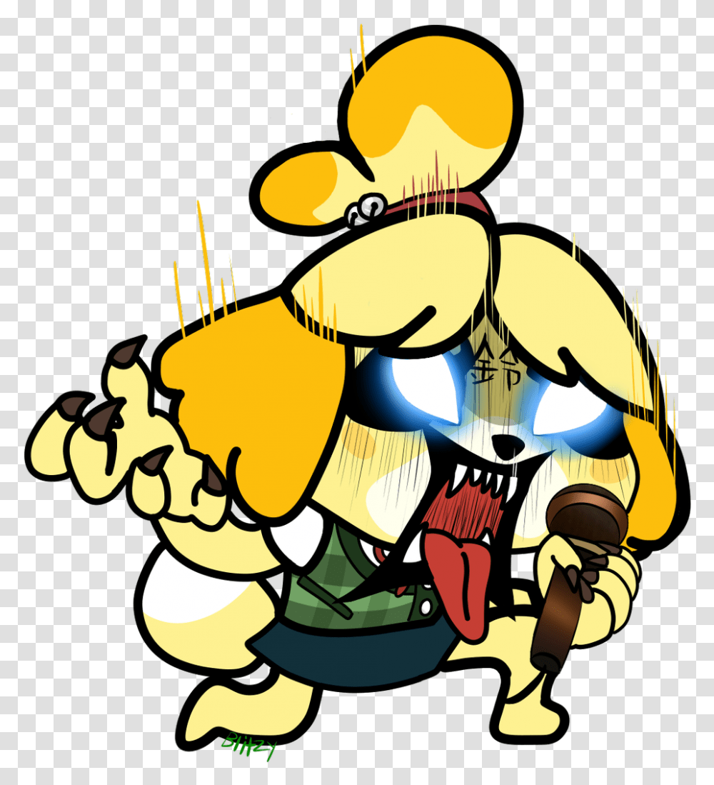 Aggretsuko And Isabelle, Plant, Food Transparent Png