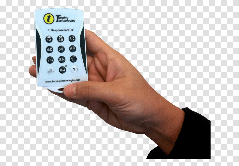 Agm Electronic Voting System Turning Technologies Response Card, Person, Human, Remote Control, Electronics Transparent Png