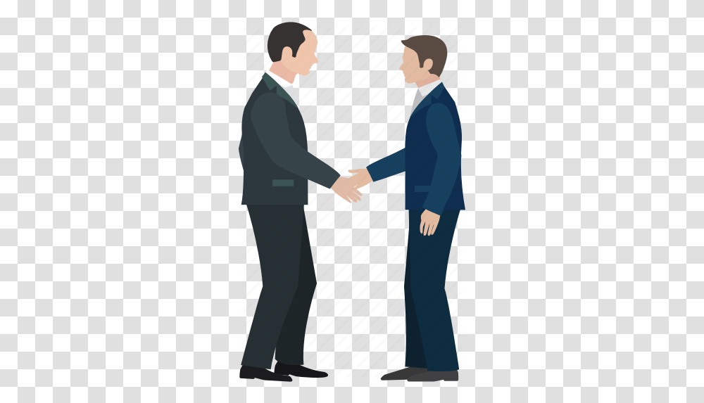 Agreement Business Hand Shake Business Shake Hand Icon, Person, Human, Holding Hands, Clothing Transparent Png