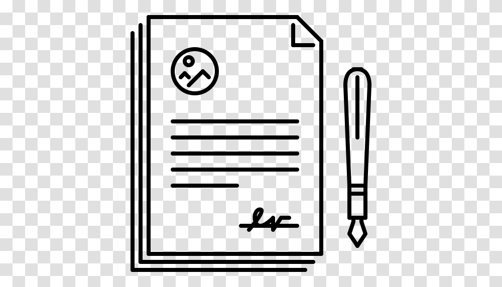 Agreement Pen M Icon With And Vector Format For Free, Gray, World Of Warcraft Transparent Png