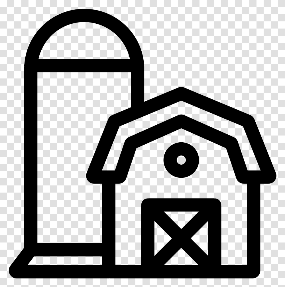 Agricard Merchant Application Barn With Silo Clipart, Gray, World Of Warcraft Transparent Png