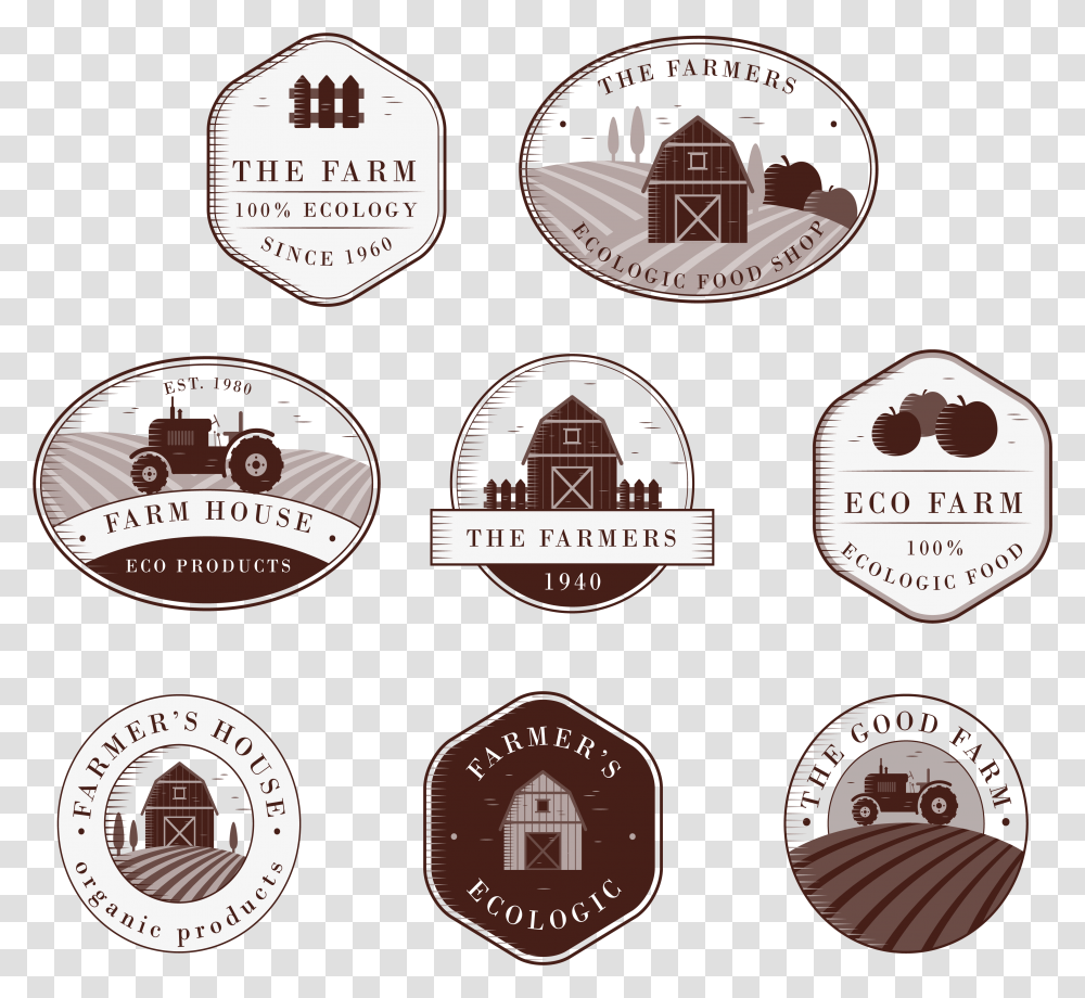 Agriculture And Farm Logo Designs That Earn Trust Zillion Agriculture Farm Logo, Label, Text, Symbol, Latte Transparent Png