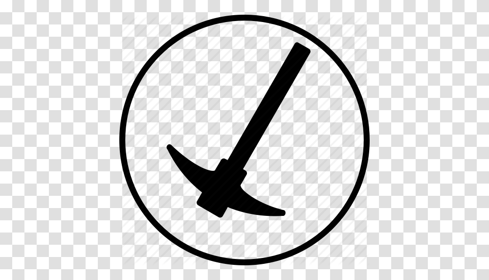 Agriculture Construction Dig Digging Gardening Plow Plowing Icon, Tool, Anvil, Mattock, Piano Transparent Png