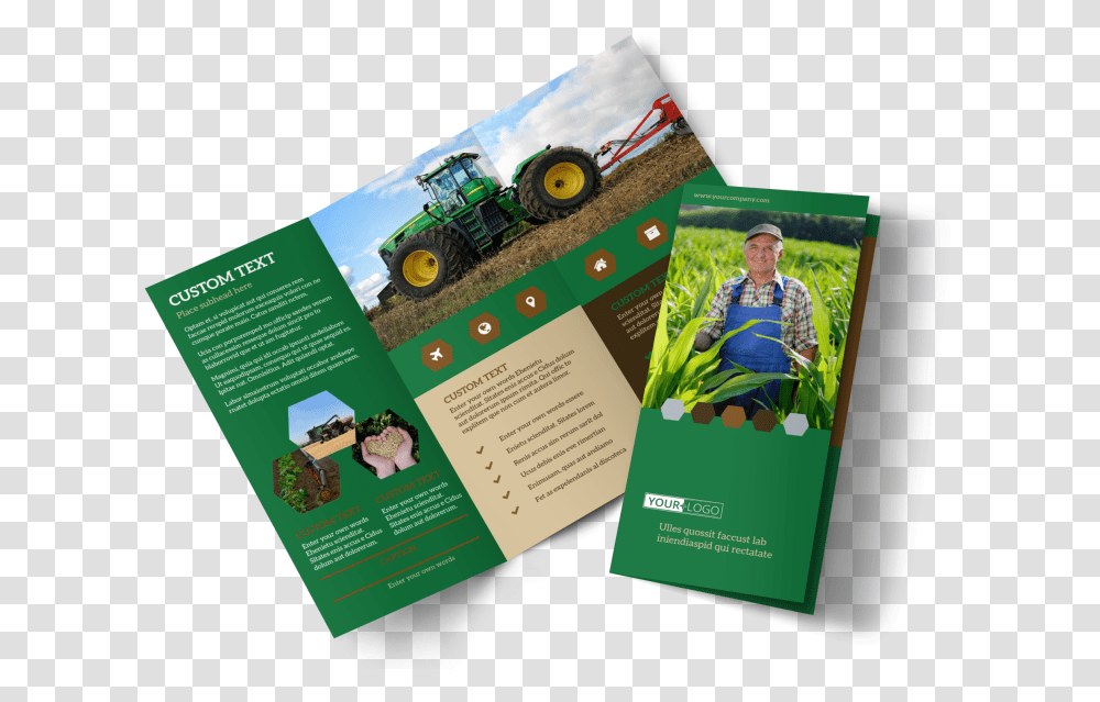 Agriculture Consultants Brochure Template Preview Agriculture Tri Fold Brochures, Flyer, Poster, Paper, Advertisement Transparent Png