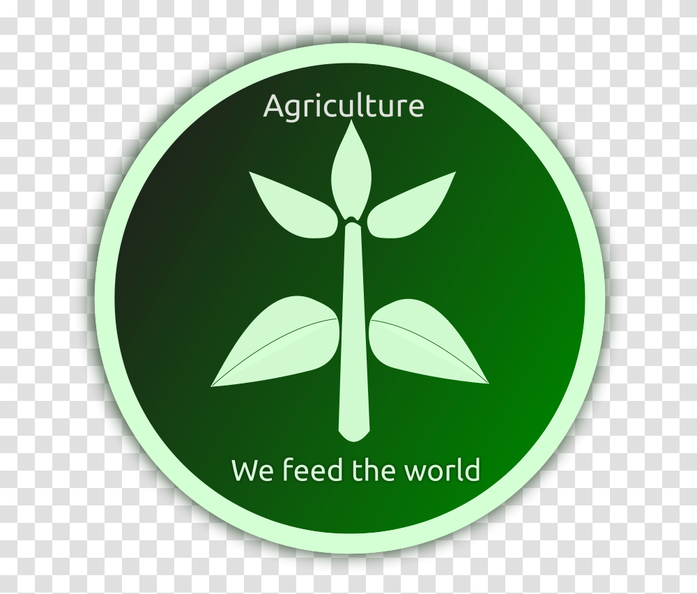 Agriculture Farm Logo Badge Agriculture We Feed The World, Plant, Symbol, Vegetation, Vegetable Transparent Png