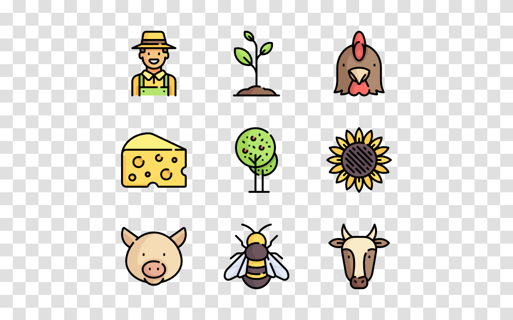 Agriculture Icon Packs, Giant Panda, Antelope, Bird Transparent Png