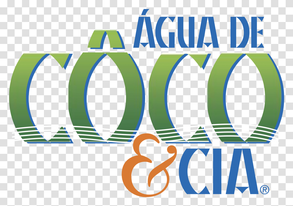 Agua De Coco Cia Logo Logos Agua De Coco, Text, Alphabet, Label, Word Transparent Png