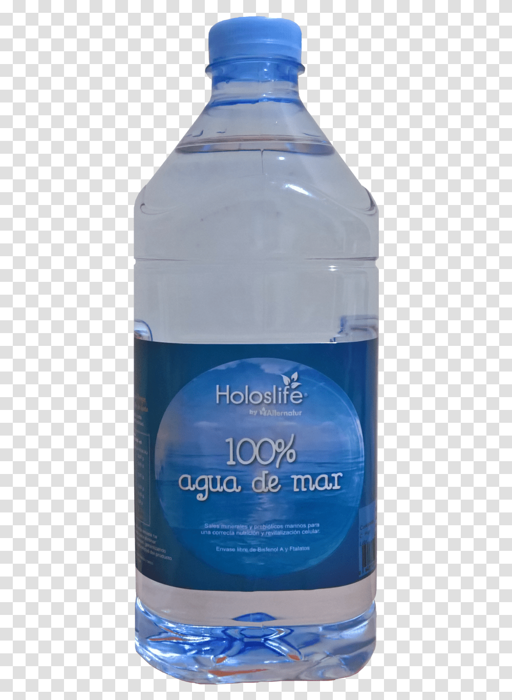 Agua De Mar Holoslife 2 Litros Plastic Bottle, Milk, Beverage, Drink, Cosmetics Transparent Png