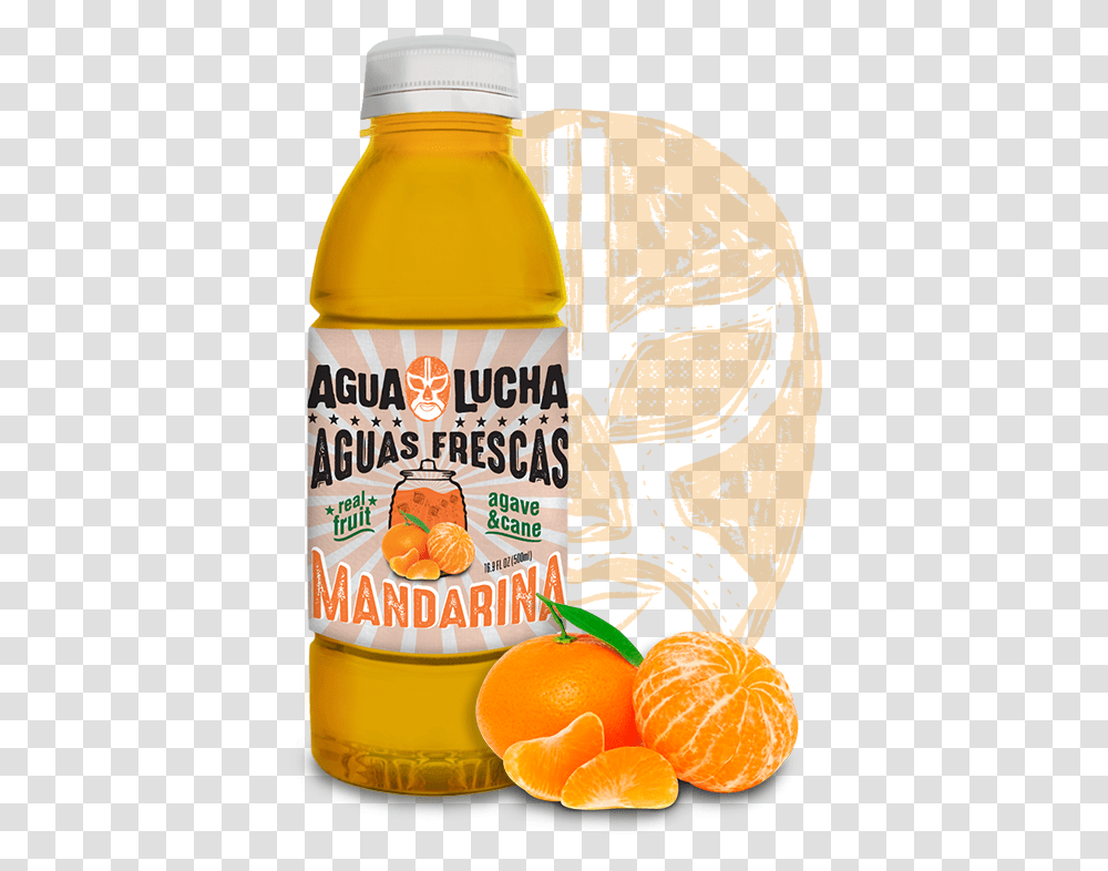 Agualucha Mandarina Home Tangerine, Juice, Beverage, Drink, Orange Juice Transparent Png