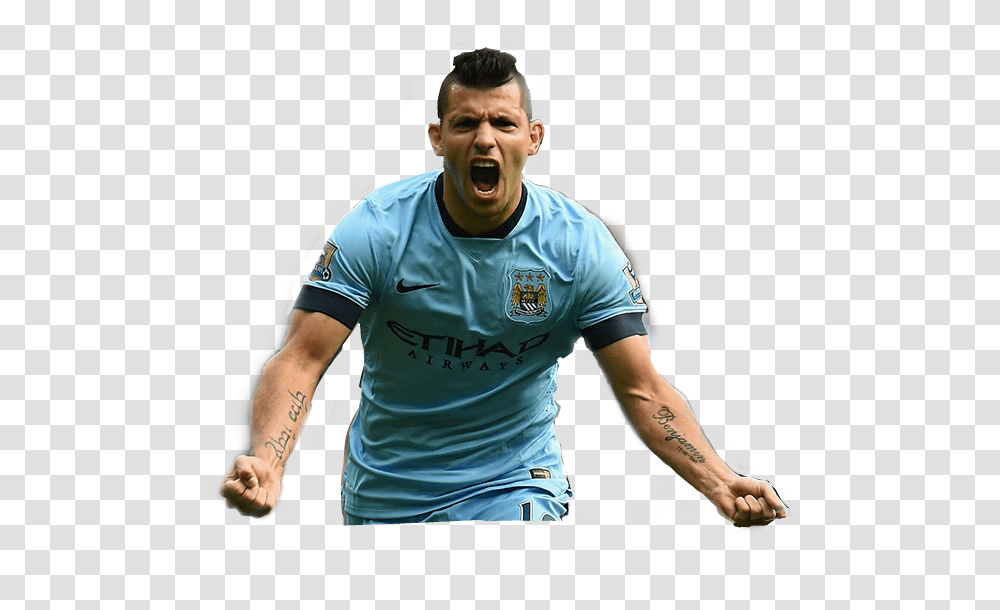 Aguero Famous Football Player Image In, Person, Sphere, Shorts Transparent Png