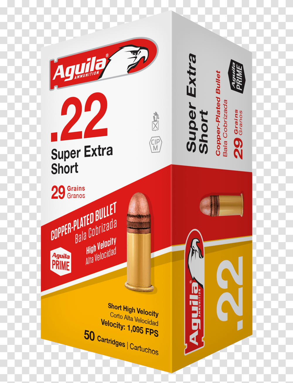 Aguila 22 Short Ammunition Superextra High .22 Short, Weapon, Weaponry, Bullet, Advertisement Transparent Png