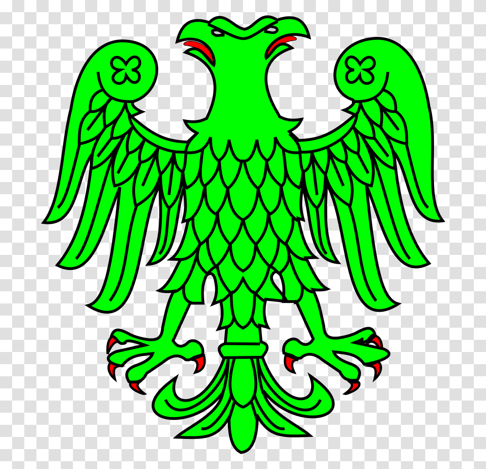 Aguila Bicefala Sinople Linguada Y Lampasada De Gules Hanedan Simgeleri, Emblem, Pattern, Logo Transparent Png