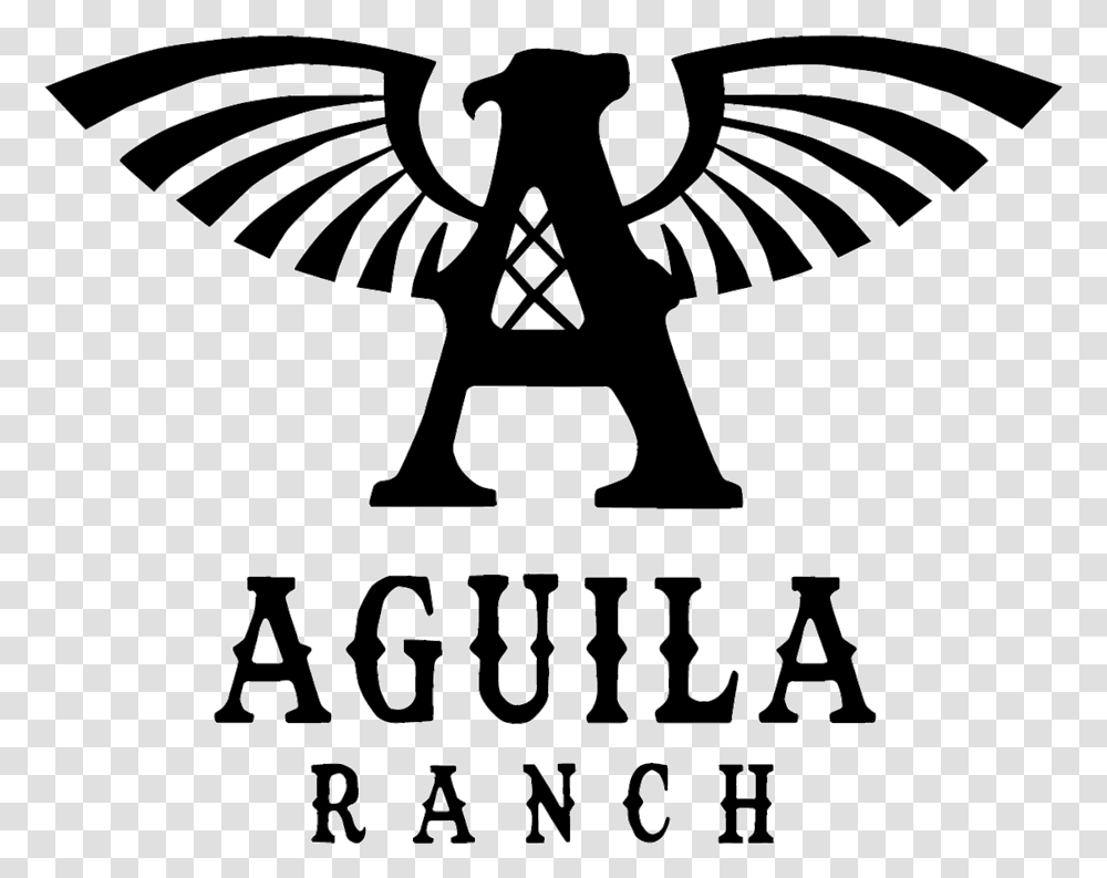 Aguila Ranch Logo Full, Emblem, Trademark, Blackbird Transparent Png