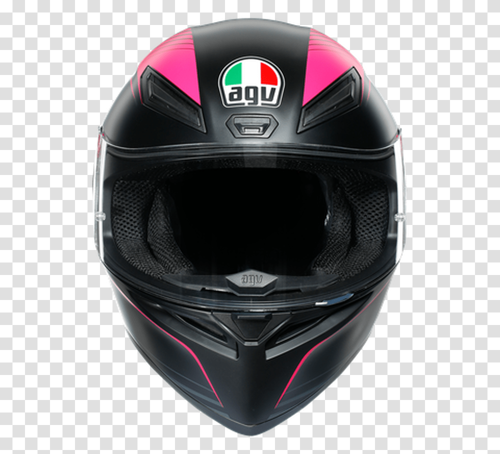 Agv K1 Warmup Pink Helmet Agv K1 Black Orange, Clothing, Apparel, Crash Helmet Transparent Png