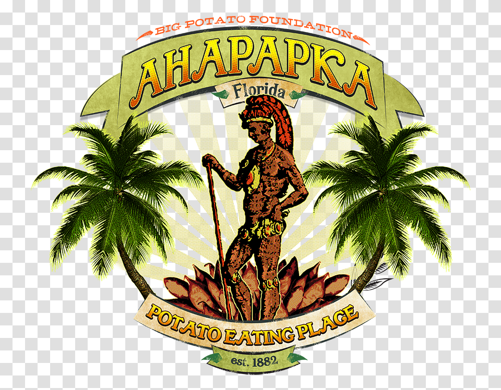 Ahapapka Indian Palm Tree Clip Art, Person, Logo, Plant Transparent Png