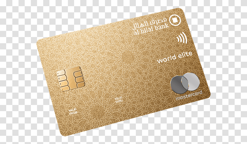 Ahb Worldelite 733x541gold Ahlan Al Hilal Bank Debit Card, Rug, Passport, Id Cards Transparent Png
