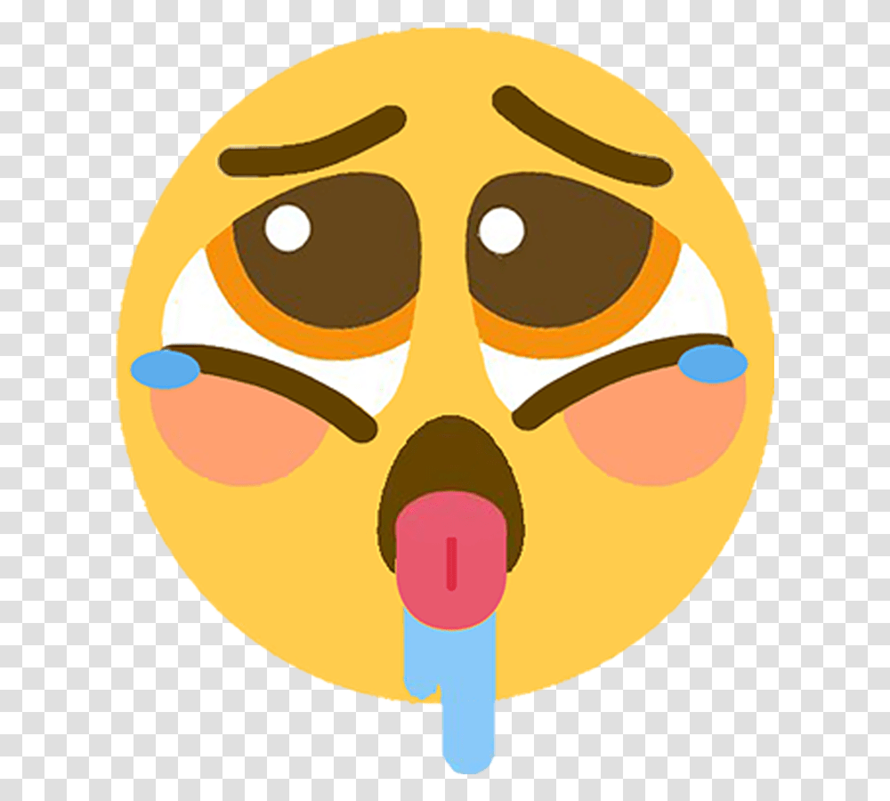 Ahegao Ahegaoface Ahegaoemoji Sticker Happy, Mask Transparent Png