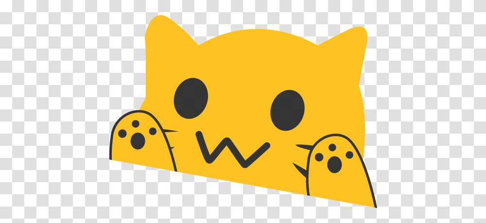 Ahegao Emoji 3 Image Discord Blob Cat Emoji, Pac Man, Pillow, Cushion, Animal Transparent Png