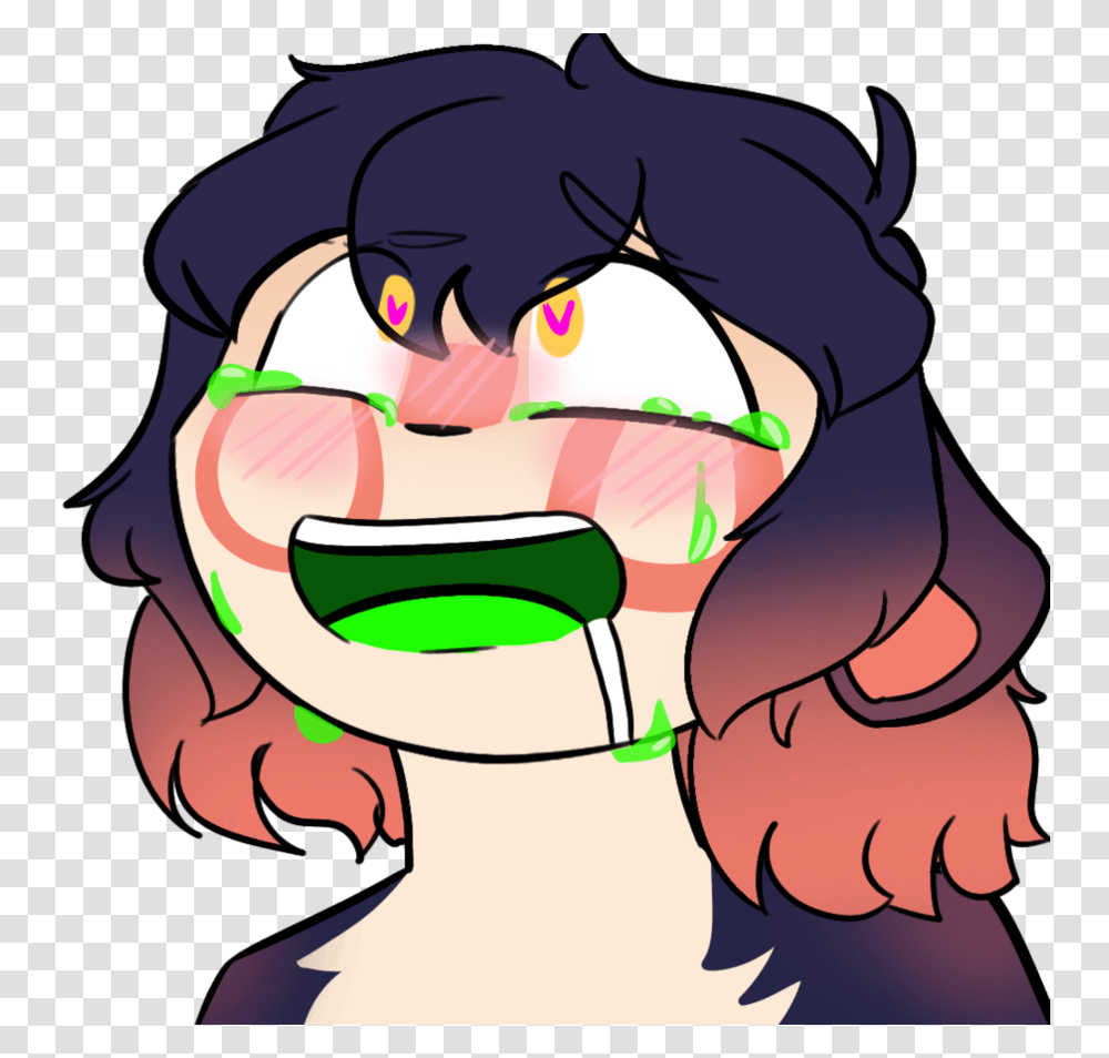 Ahegao Ych For Pine Apple Pie, Mouth, Lip, Teeth, Face Transparent Png