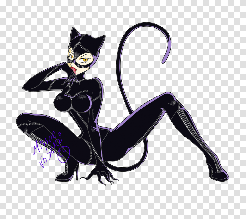 Ahoner Cartoon Digital Pin It Catwoman Color, Ninja, Magician, Performer, Batman Transparent Png