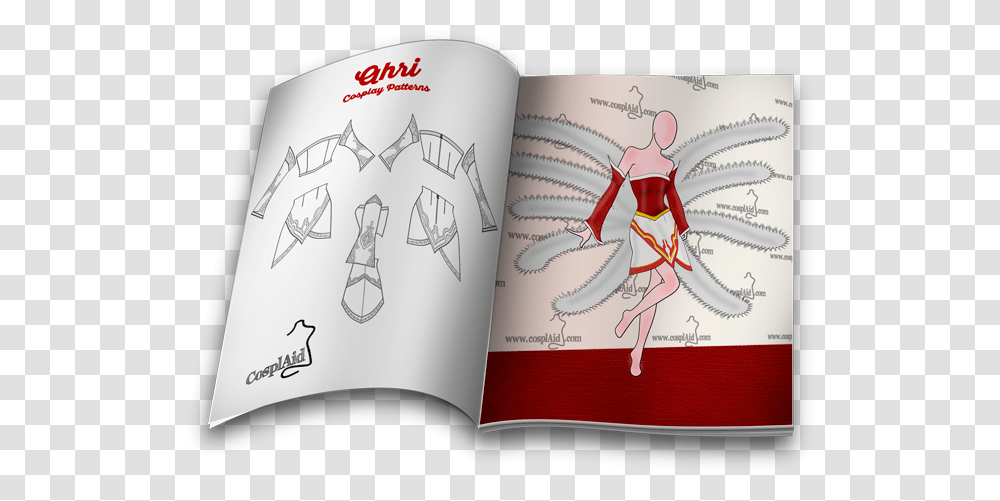 Ahri Illustration, Book, Text, Comics, Paper Transparent Png