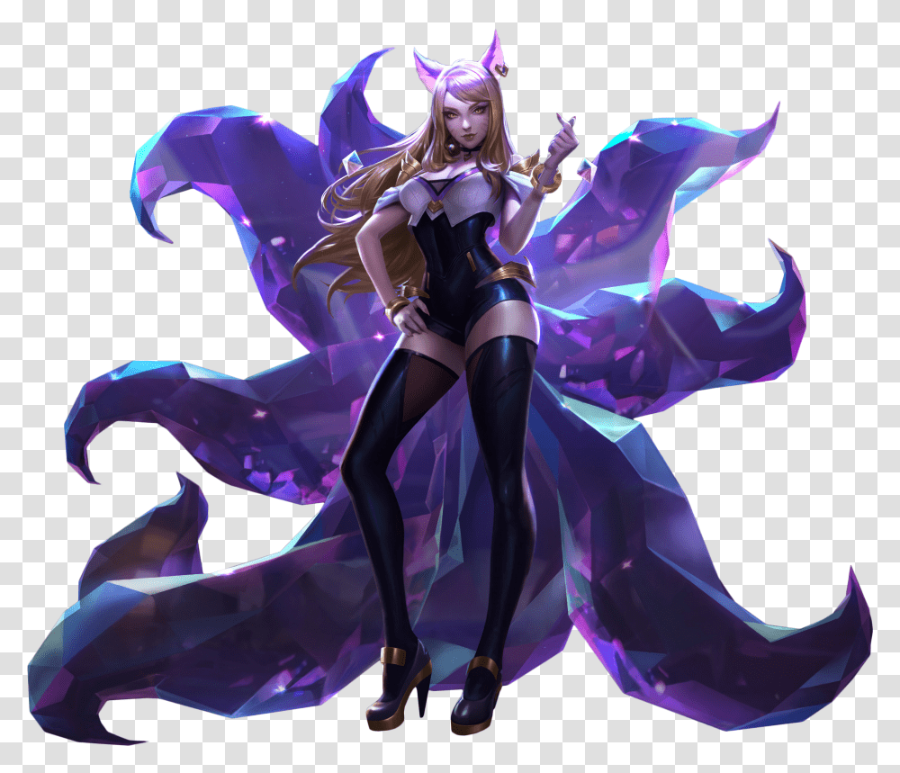 Ahri Skin Image Kda Ahri, Figurine, Purple, Sweets, Food Transparent Png