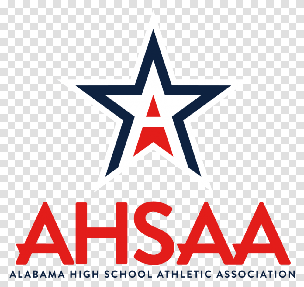 Ahsaa Vertical Logo Website3x Alabama High School Athletic Association, Star Symbol, Cross Transparent Png