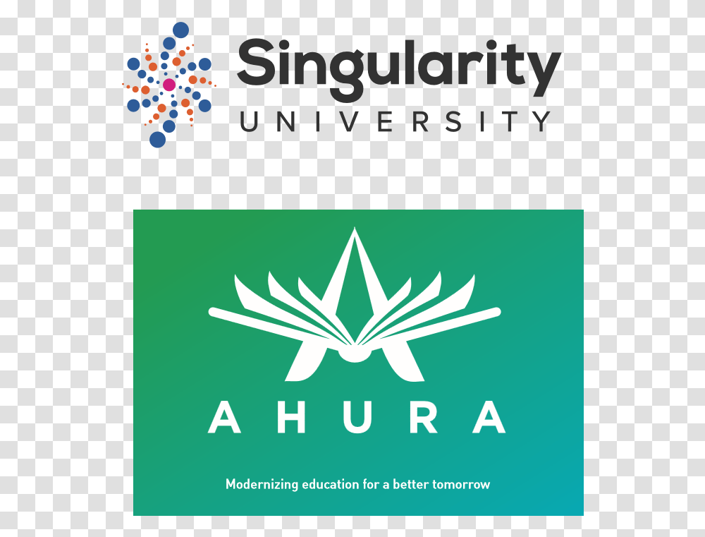 Ahura Ai Singularity University Partnership Logo Graphic Design, Poster, Advertisement, Flyer, Paper Transparent Png