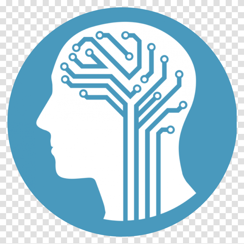 Ai Package Icon Blue Artificial Intelligence Logo, Hand, Network, Planet Transparent Png