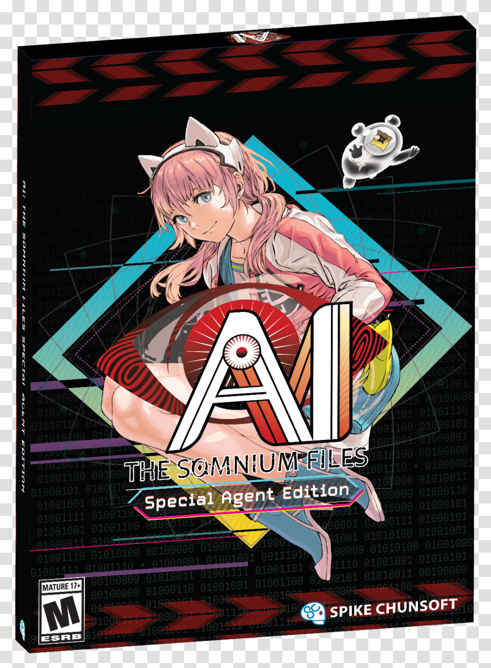 Ai The Somnium Files Special Agent Edition, Poster, Advertisement, Person, Human Transparent Png